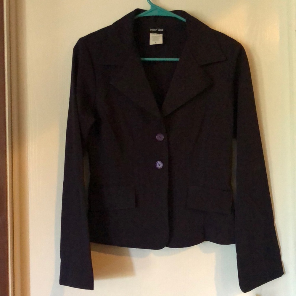 Paper Doll Purple Blazer Size 5 (juniors)